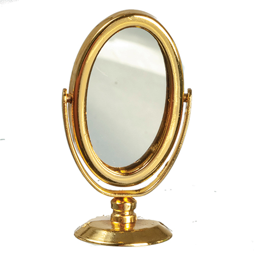 Large Table Mirror, Gold